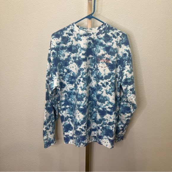 Levi's Tops - Levi’s Crewneck Tie-dye Oversized Sweatshirt Blue White Pink Medium